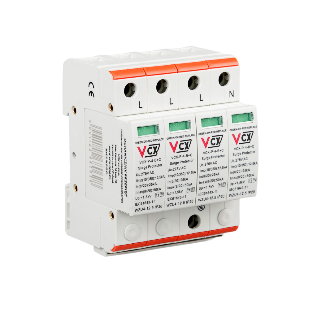 Zvodič prepätia VCX 275 V IP20 50000 A